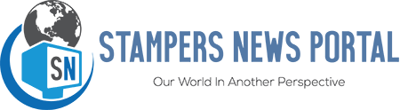 logo and tagline of Stampers News Portal's website