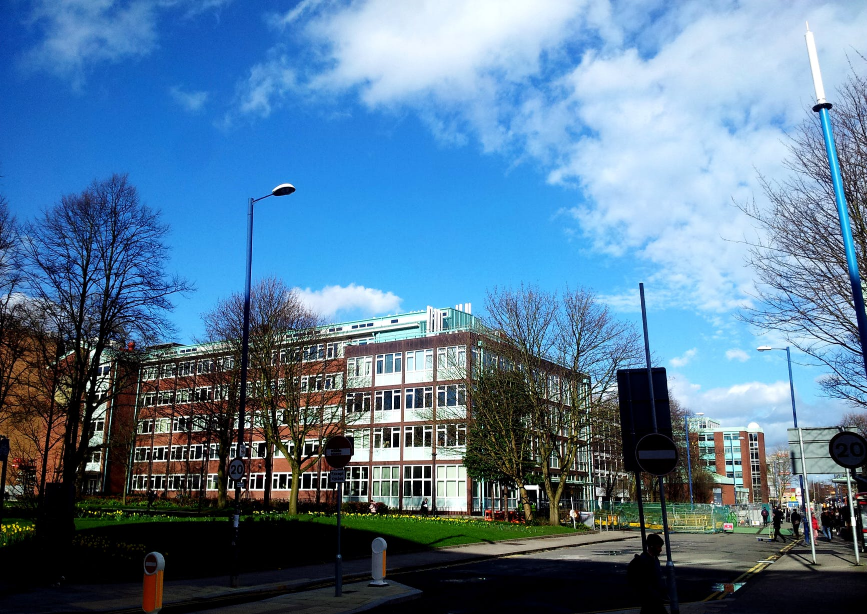 a big school building